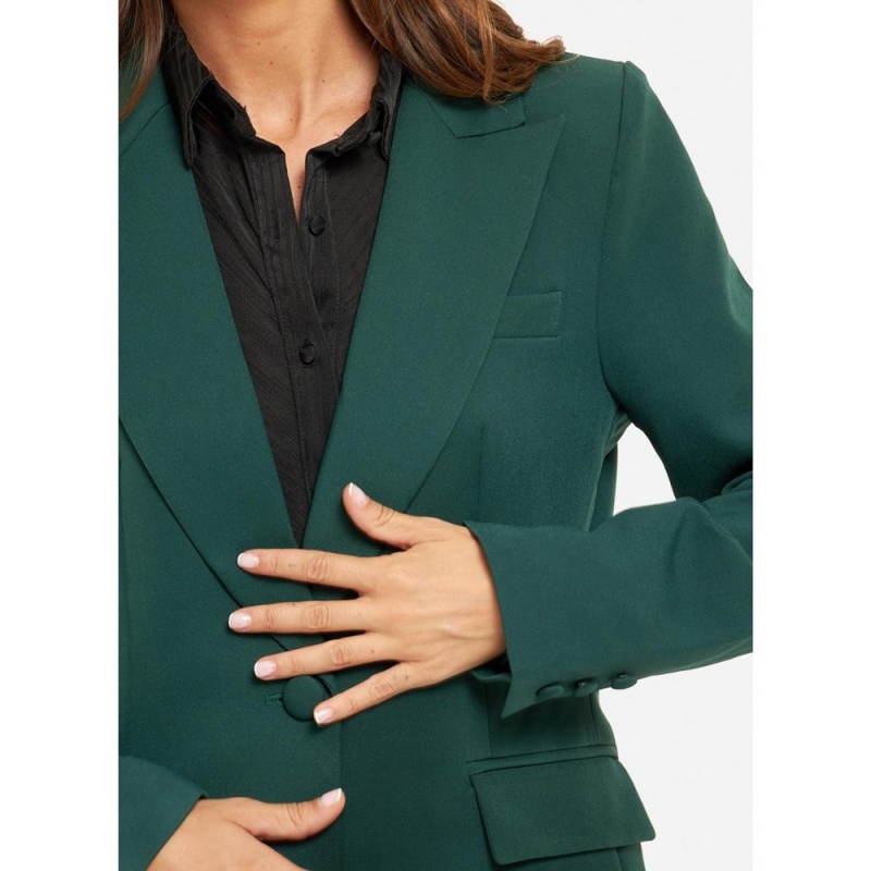 Blazer Alma En Pena Droit Suit Blanche Noir Femme | FXA-40548589